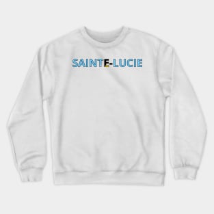 Drapeau Sainte-Lucie Crewneck Sweatshirt